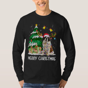 サンベルナルドクリスマスライトツリーサンタクリスマスパージ Tシャツ
