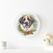 サンベルナルドクリスマスリースフェスティバルカップ ラージ壁時計 (ホーム)