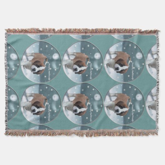 サンベルナルドクリスマス スローブランケット (正面)