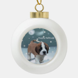 サンベルナルドクリスマス セラミックボールオーナメント