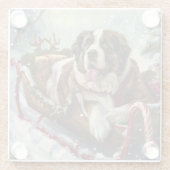 サンベルナルドグクリスマスフェスティバル ガラスコースター (裏面)