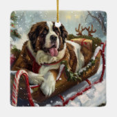 サンベルナルドグクリスマスフェスティバル セラミックオーナメント (裏面)