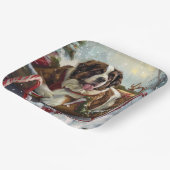 サンベルナルドグクリスマスフェスティバル ペーパープレート (傾斜あり)