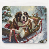 サンベルナルドグクリスマスフェスティバル マウスパッド (正面)