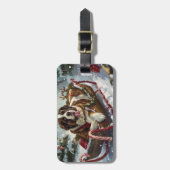 サンベルナルドグクリスマスフェスティバル ラゲッジタグ (正面縦)