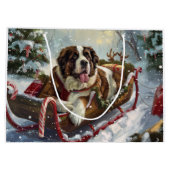 サンベルナルドグクリスマスフェスティバル ラージペーパーバッグ (裏面)