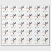 サンベルナルドグデザイン誕生日 ラッピングペーパー (フラット)