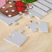 サンベルナルドグバレンタインデーキスをするブース ジグソーパズル (側面)