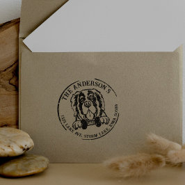 サンベルナルドグファミリー差出人住所 ラバースタンプ