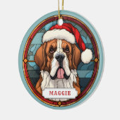 サンベルナルドセラミックスサークルオーナメント セラミックオーナメント (左)