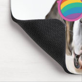 サンベルナルドッグとハートバレンタインデー マウスパッド (コーナー)