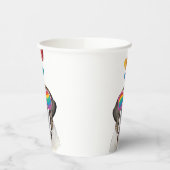 サンベルナルドッグとハートバレンタインデー 紙コップ (左)