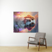 サンベルナルドッグアニマル絵画ポートレートズペットアート タペストリー (インサイチュ(横))