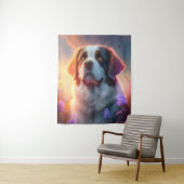 サンベルナルドッグアニマル絵画ポートレートズペットアート タペストリー (インサイチュ)