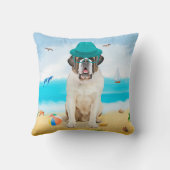 サンベルナルドッグオンビーチ クッション (裏面)