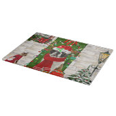 サンベルナルドッグクリスマス カッティングボード (角)