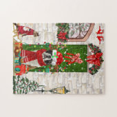 サンベルナルドッグクリスマス ジグソーパズル (横)