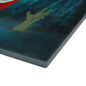 サンベルナルドッグドライビングカーホラーハロウィーン カッティングボード (角)