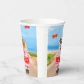 サンベルナルドッグバレンタインズデイトラックハート 紙コップ (右)