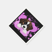 サンベルナルドッグ スタンダードカクテルナプキン (角)