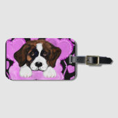 サンベルナルドッグ ラゲッジタグ (正面横)