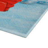 サンベルナルドドクリスマスデリバリートラック雪 カッティングボード (角)