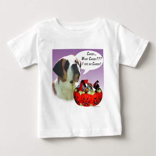 サンベルナルドハロウィンキャンディ ベビーTシャツ (正面)