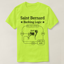 サンベルナルドバーキングロジックおもしろい犬オーナークール Tシャツ