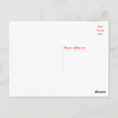 サンベルナルドパピドッグ空白のはがき ポストカード (裏面)