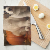 サンベルナルドパピーオータムデライトパンプキン キッチンタオル (四つ折り)