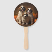 サンベルナルドパピーオータムデライトパンプキン ハンドファン (裏面)