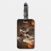 サンベルナルドパピーオータムデライトパンプキン ラゲッジタグ (裏面縦)