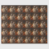 サンベルナルドパピーオータムデライトパンプキン ラッピングペーパー (フラット)