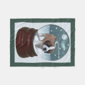 サンベルナルドパピークリスマス フリースブランケット (正面(横))