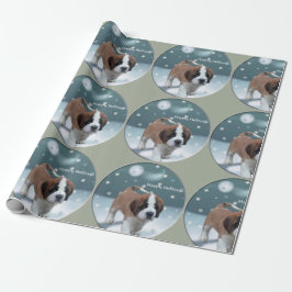 サンベルナルドパピークリスマス ラッピングペーパー