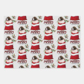 サンベルナルドパピードグインホリデー抱き枕 ラッピングペーパーシート (正面2)