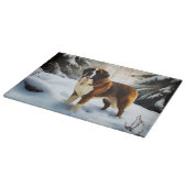 サンベルナルドレッツスノークリスマス カッティングボード (角)