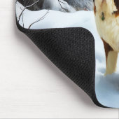 サンベルナルドレッツスノークリスマス マウスパッド (コーナー)