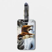 サンベルナルドレッツスノークリスマス ラゲッジタグ (裏面縦)