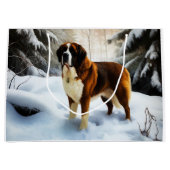 サンベルナルドレッツスノークリスマス ラージペーパーバッグ (正面)