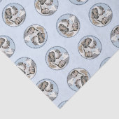 サンベルナルド絵を描ズラフセントオリジナルドッグアート 薄葉紙 (詳細)