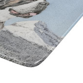 サンベルナルド絵画ズ – かわいいオリジナルドッグアート カッティングボード (角)