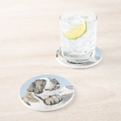 サンベルナルド絵画ズ – かわいいオリジナルドッグアート コースター (側面)