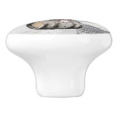 サンベルナルド絵画ズ – かわいいオリジナルドッグアート セラミックノブ (側面)