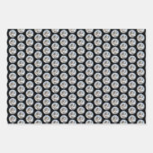 サンベルナルド絵画ズ – かわいいオリジナルドッグアート ラッピングペーパーシート (正面3)