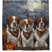 サンベルナルハロウィン不気味 シャワーカーテン (正面)