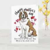 サンベルナールからの母の幸せな日 カード (黄色い花)