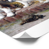 サンベルナールの子犬と亀 ポスター (角)