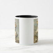 サンベルナール峠でアルプスを交差させているナポレオン マグカップ (中央)