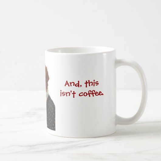 サンベルナール峠とのおもしろマグカップ コーヒーマグカップ (右)